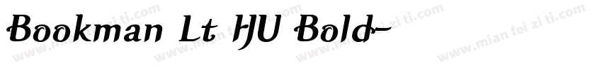 Bookman Lt HU Bold字体转换